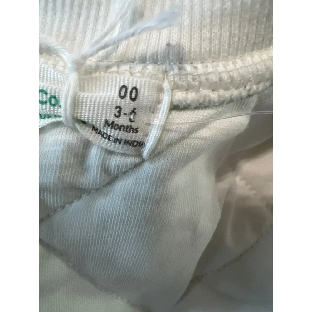 LittleGreen & Co. Baby Teal Striped Organic Cotton Padded Sleepsuit 2.0 TOG 3-6M